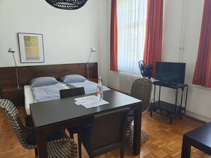 Iron/ironing board, WiFi, bed sheets - Bright Studio Apartment in Konstanz (Konstanz)