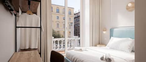 Chambre Double Confort, balcon, vue ville