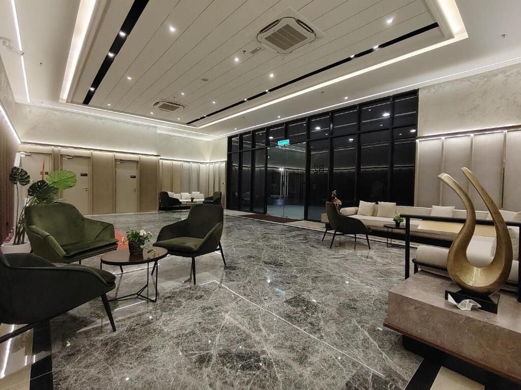Lobby sitting area