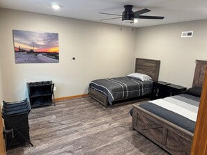 4 chambres, accès au Wi-Fi (inclus), literie fournie