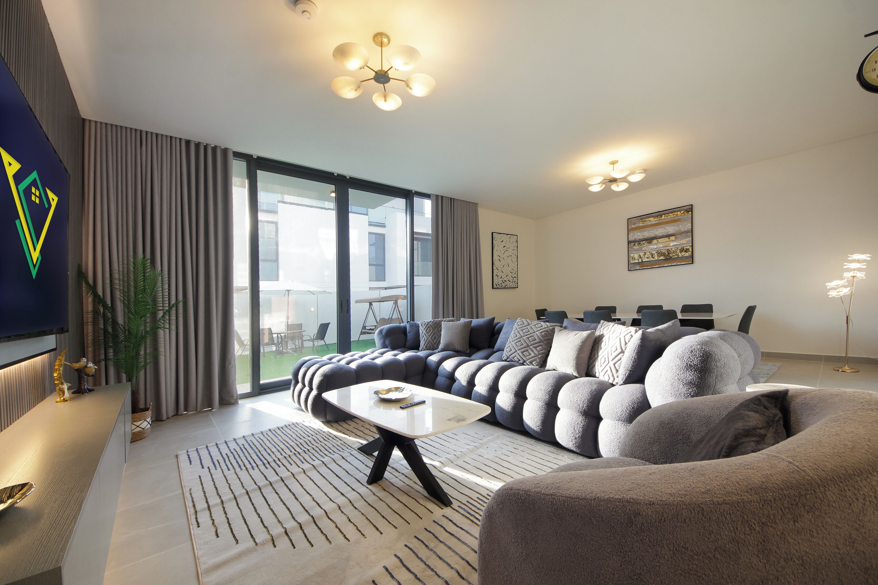 Luxury Villa, Garden View | Living area