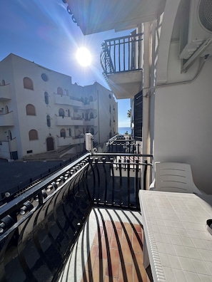 Family Apartment, Balcony, Sea View | Terrace/patio