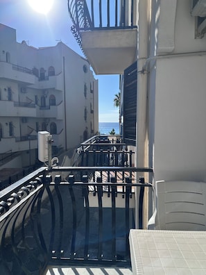 Family Apartment, Balcony, Sea View | Terrace/patio