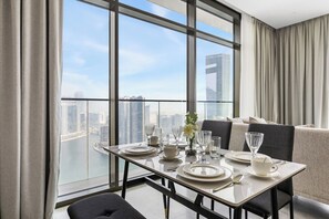 Opções para refeição no quarto