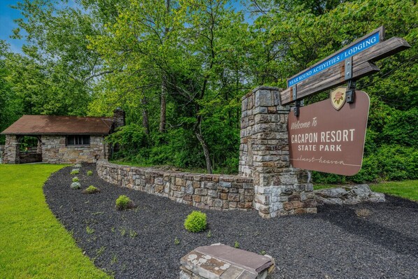 Property grounds - Skyefall - Perfect for family gatherings | Fireplace | Fire pit|Deck|Game room,|BBQ grill| Wifi|Hot tub (Berkeley Springs)