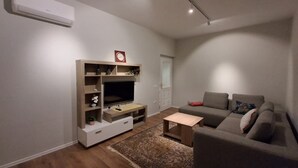 Family Apartment, Balcony, Resort View | Living area - AR Hotel (Tirana)