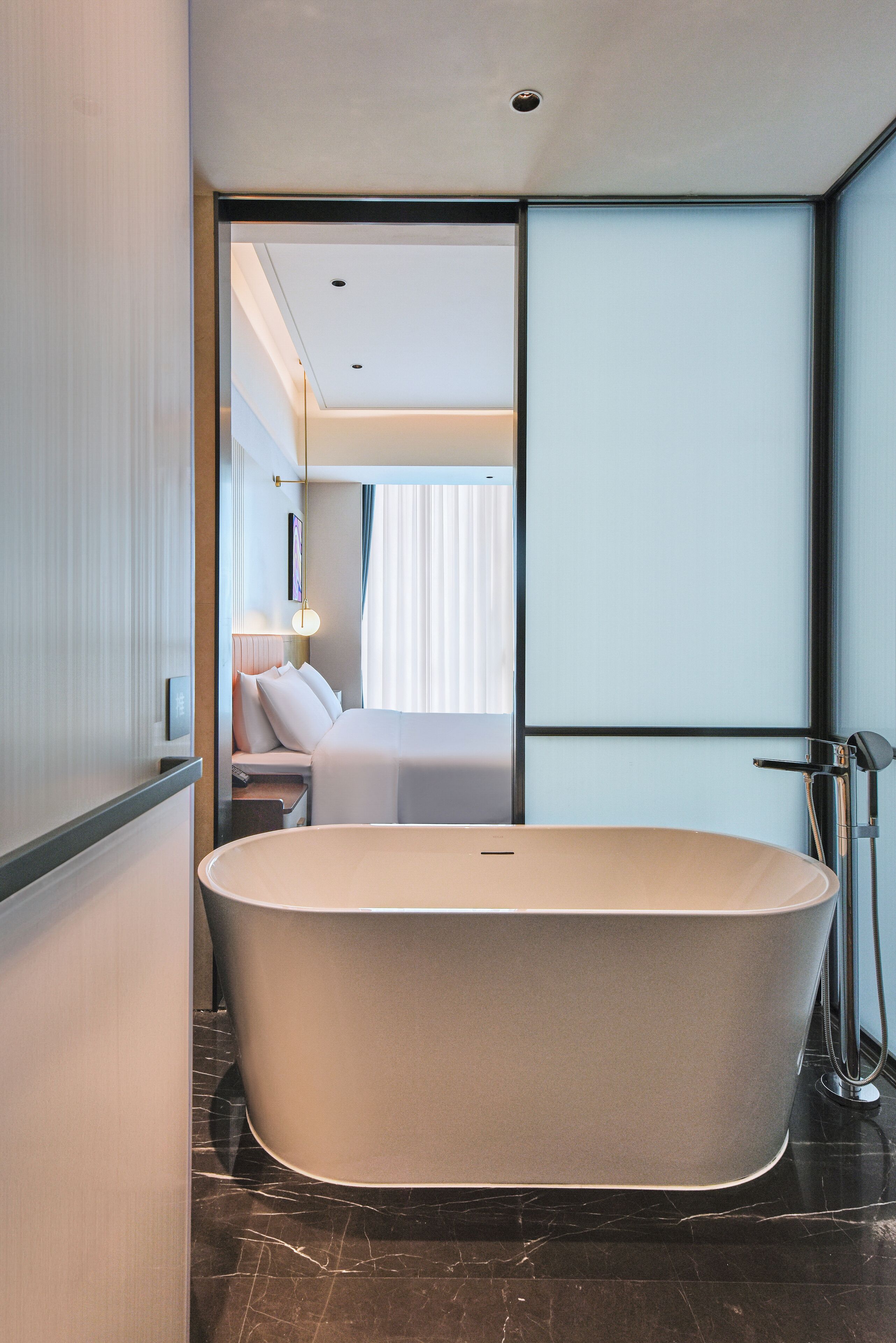 Executive-huone, 1 suuri parisänky | Kylpyhuone | Ympäristöystävälliset hygieniatuotteet