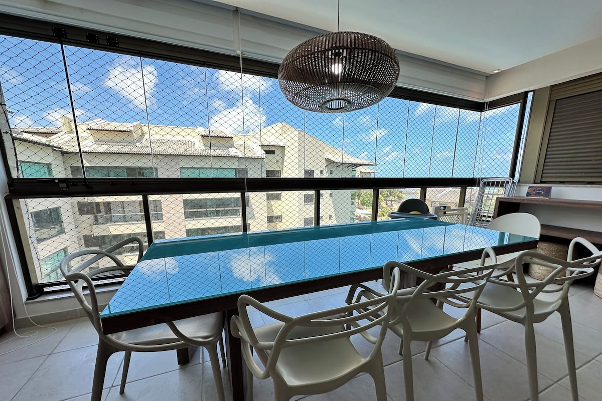 Comfort-Apartment, Meerblick | Esszimmer