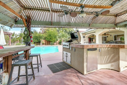 Outdoor Kitchen & Patio! Central Valley Hacienda
