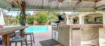 Outdoor Kitchen & Patio! Central Valley Hacienda