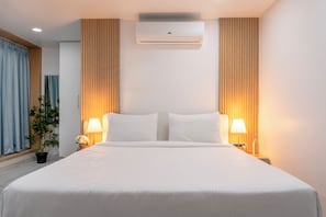 Premium Triple Room | Memory foam beds, laptop workspace, free WiFi - RCC Gachibowli (Hyderabad)