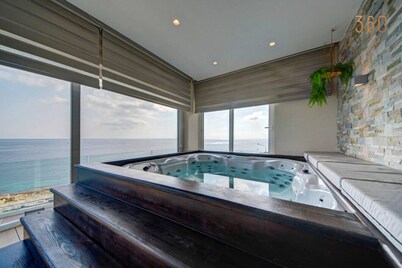 Mediterranean Luxury Stay with Sea Views & Jacuzzi