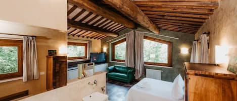 1 habitación, escritorio, wifi gratis y ropa de cama