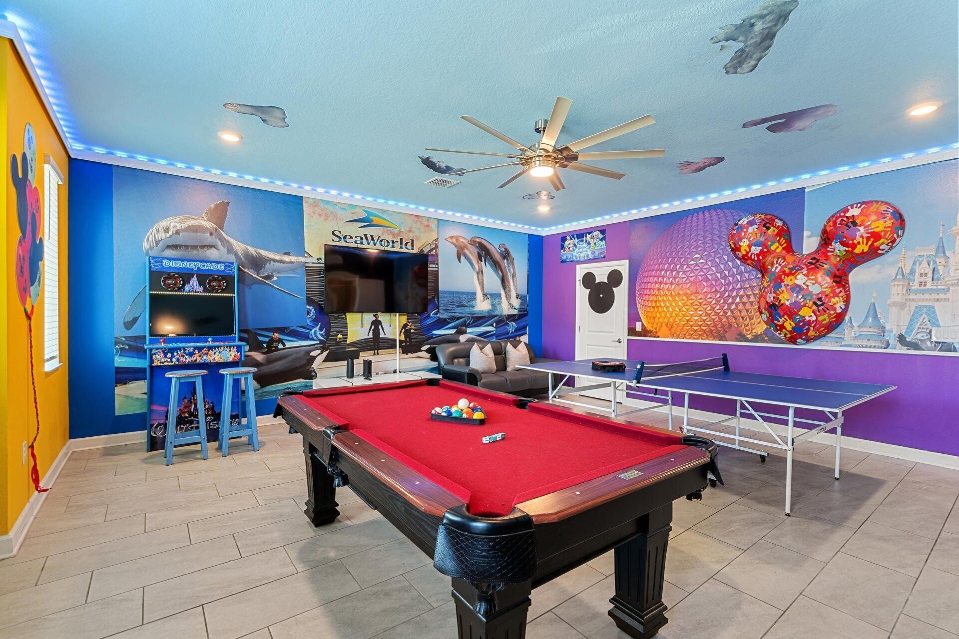 Casa, varias habitaciones | Sala de juegos