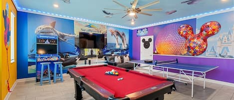 Ferienhaus, Mehrere Schlafzimmer | Spielezimmer