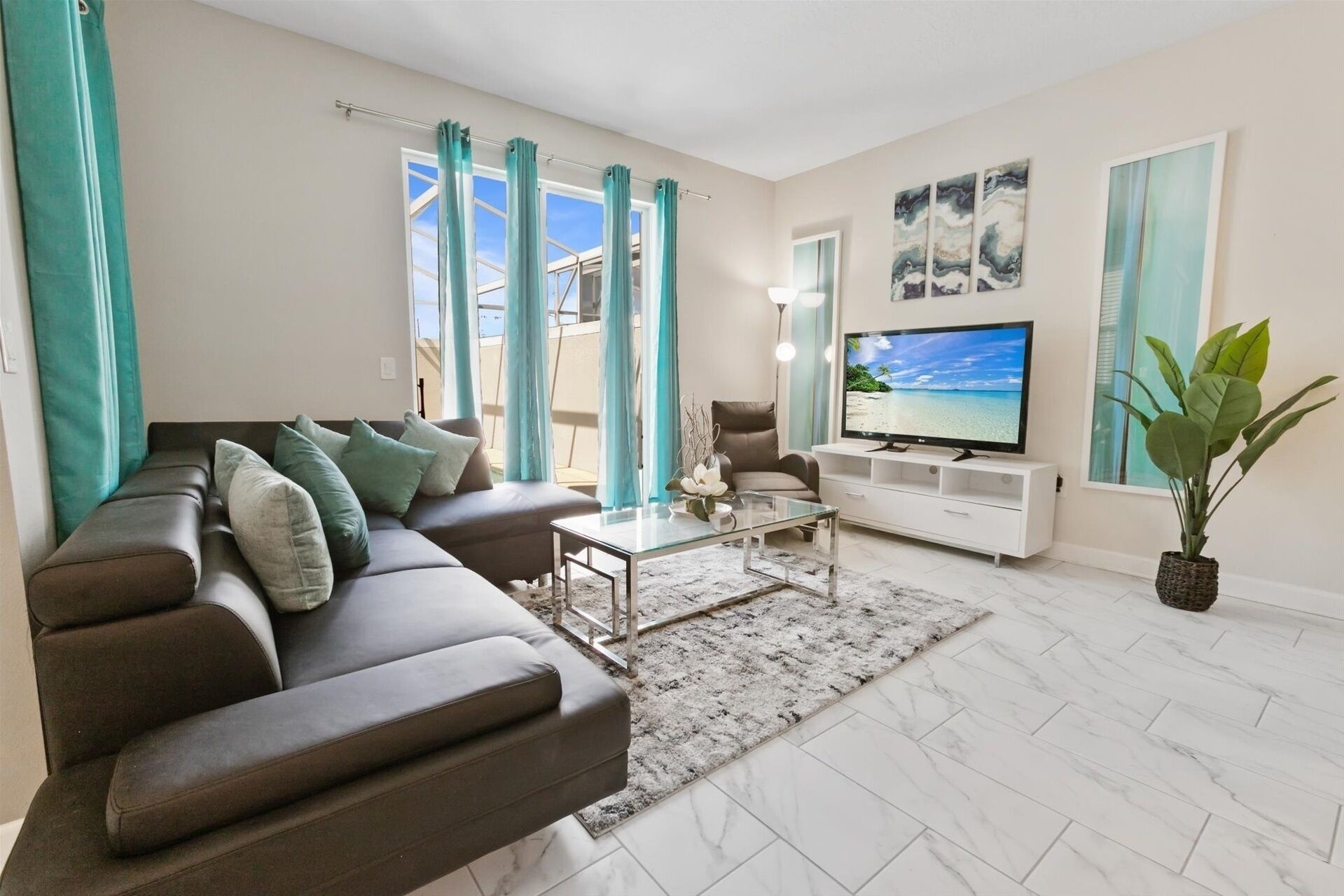 Townhome, 4 Bedrooms | Living area | Smart TV