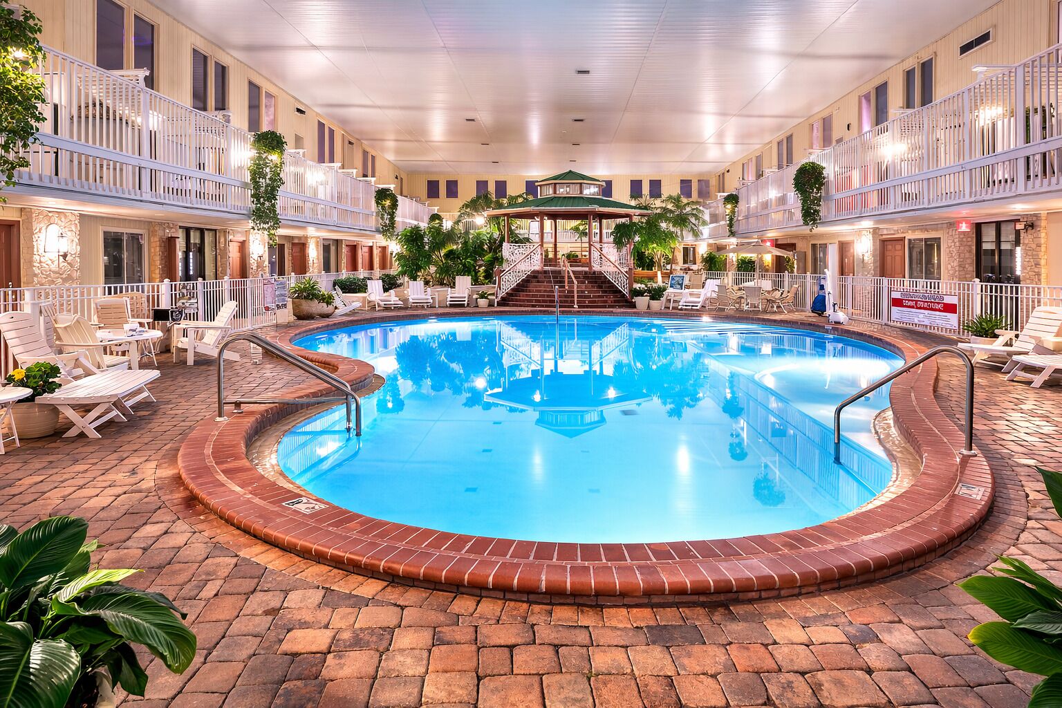 Indoor pool, outdoor pool