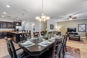 House, 6 Bedrooms | Dining - Paradise Palms Resort 6 Bedroom Home with Game Room 6 Home (Kissimmee)
