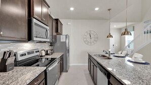 Rumah, beberapa kamar | Dapur pribadi | Mesin pembuat kopi/teh, lemari es, oven, dan pemanggang roti