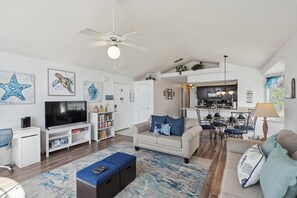 Condo, 3 Bedrooms | Living area | Smart TV - Sweetwater Club 3 Bedroom Condo 7 miles to Disney 3 Condo (Kissimmee)