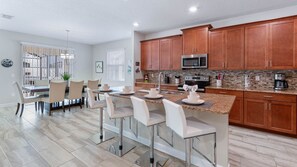 House, 6 Bedrooms | Private kitchen - Storey Lake Resort 6 Bedroom Home Themed Bedrooms 6 Home (Kissimmee)