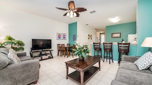 Townhome, 3 Bedrooms | Living area - Windsor Palms Resort 3 Bedroom Pool Townhome 3 Townhouse (Kissimmee)