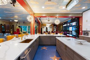 House, Multiple Bedrooms | Dining - 20 Bedroom Hollywood Themed Mansion Private Pool+Lazy River 20 Home (Davenport)