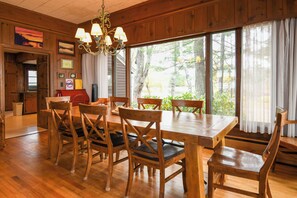 Dining - Rare 4-Home Compound on Sebago Lake Peninsula With 360° Views (Raymond)