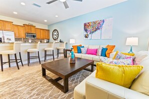 Townhome, 4 Bedrooms | Living area - Paradise Palms Resort 4 Bedroom Private Pool Townhome 4 Townhouse (Kissimmee)