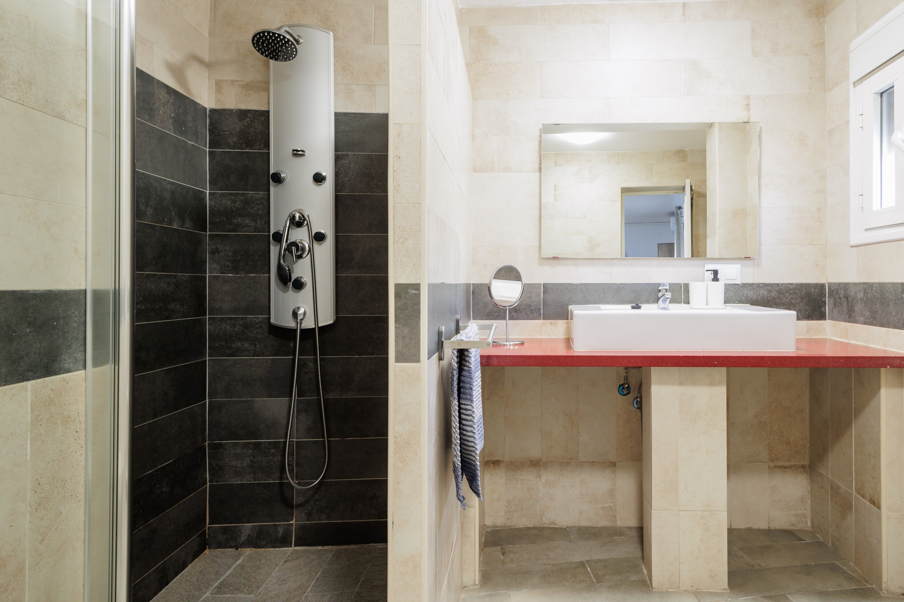 Dusche, Handtücher