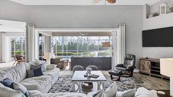 Casa, 3 quartos | Área de estar