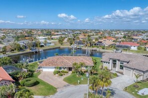 House, 5 Bedrooms | Exterior - Punta Gorda Isles 4-Bedroom Private Pool+Spa Home on Canal 4 Home (Punta Gorda)