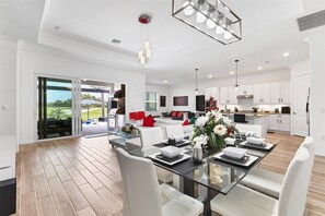 House, 3 Bedrooms | Dining - Private Pool Home With Golf Course View Heritage Landing Golf Resort - 30 Night Minimum 3 Bedroom Home (Punta Gorda)