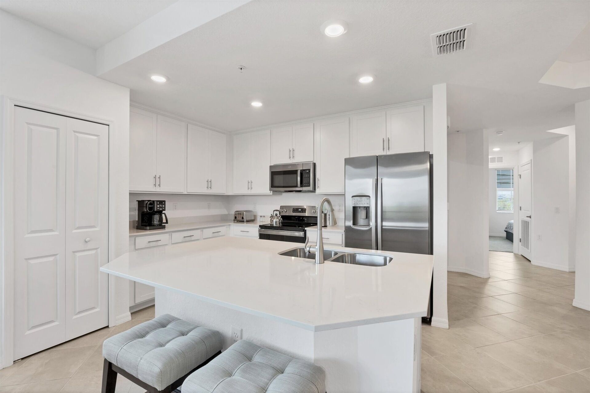 Condo, 3 quartos | Cozinha privada | Geladeira, fogão, cafeteira/chaleira, torradeira