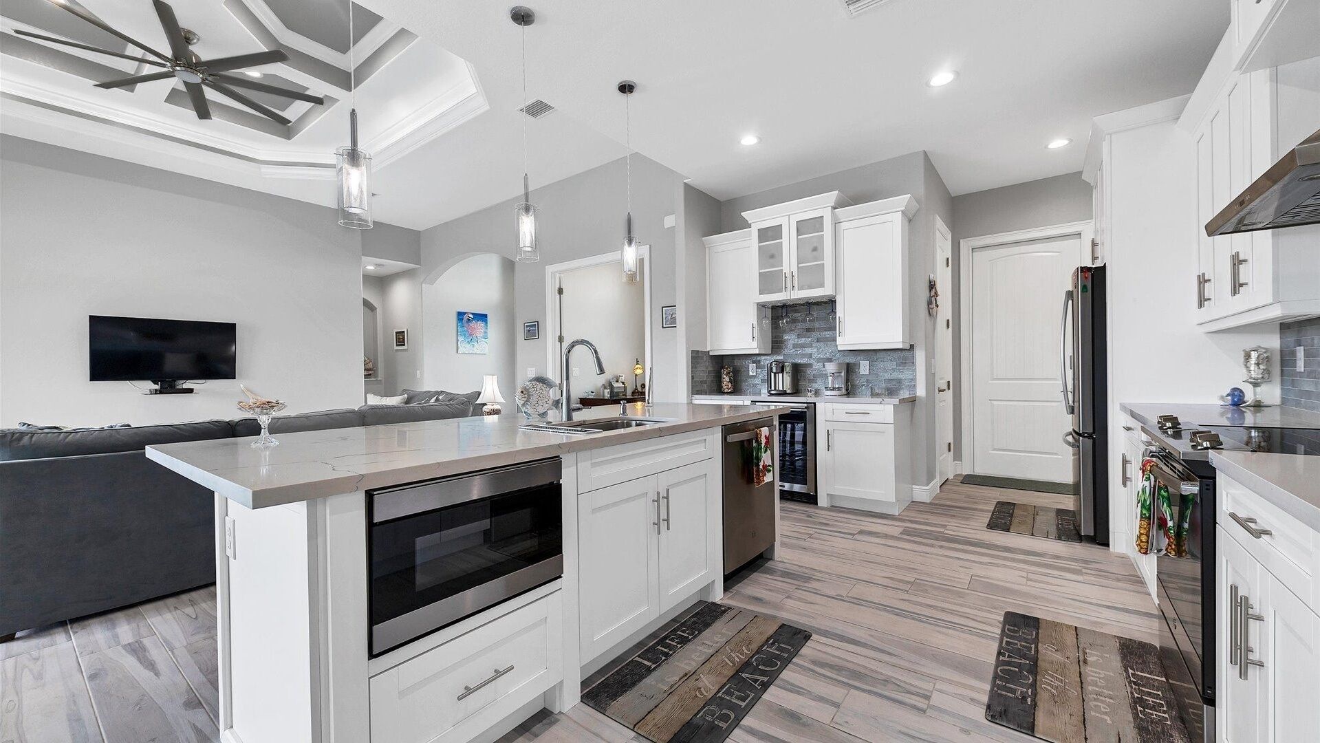 Hus, 3 soverom | Eget kjøkken | Kjøleskap, ovn, kokeplater og kaffetrakter/tekoker