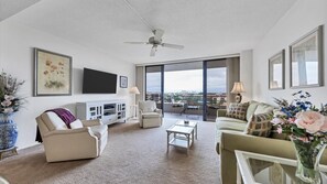 Condo, 2 Bedrooms | Living area - Anchorage Resort 6th Floor 2 bedroom Condo on Siesta Key 2 Condo (Siesta Key)
