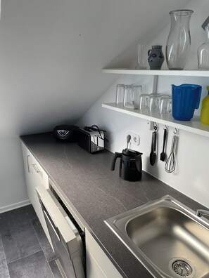 Appartement, vue jardin | Cuisine privée