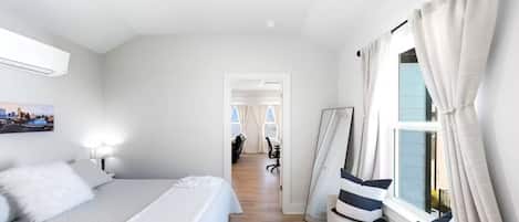 2 bedrooms, in-room safe, travel crib, WiFi (free)