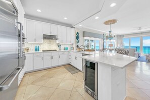 Private kitchen - Adagio C-201 Beach Front 4/3 - NEW to program for 2026! (Santa Rosa Beach)