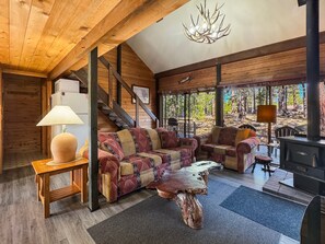 Hytte, 1 soverom | Oppholdsområde