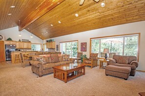 House, 5 Bedrooms | Living area - Tokatee 15 5 Bedroom Home (Bend)