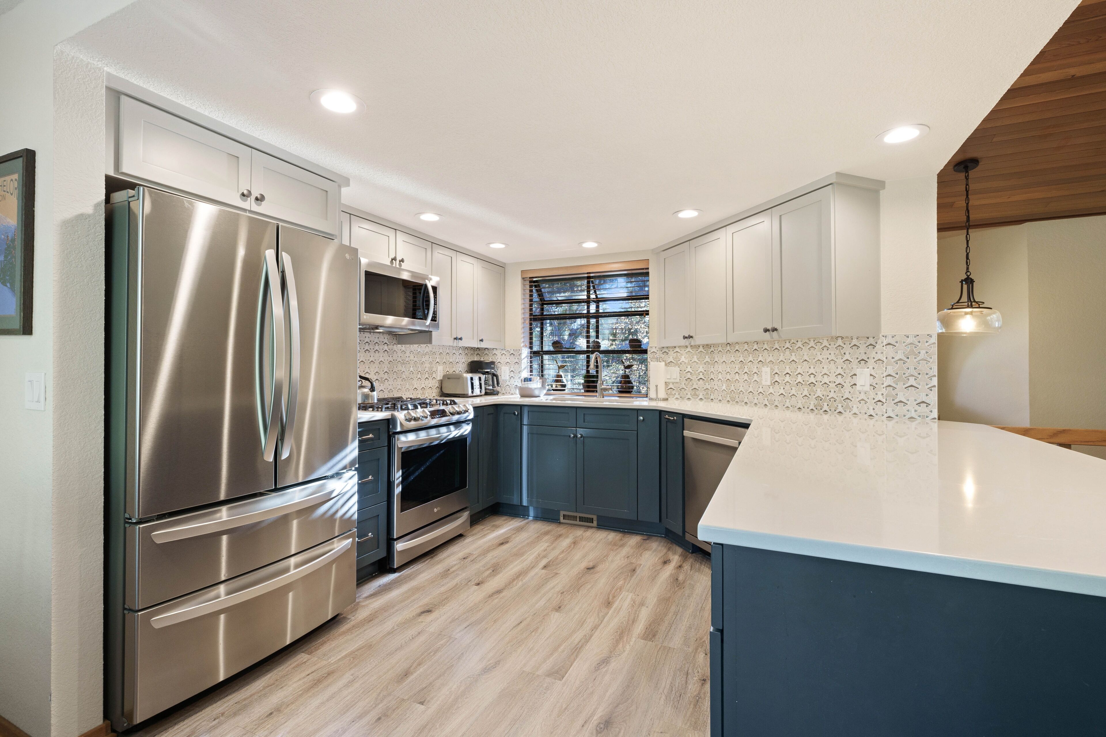 Rumah, 3 kamar tidur | Dapur pribadi | Lemari es, oven, dan mesin pembuat kopi/teh