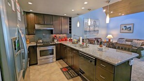 Condo, 2 Bedrooms | Private kitchen | Fridge, oven, coffee/tea maker, toaster - Mt View Lodge 36 2 Bedroom Condo (Bend)