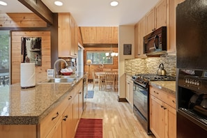 Cabin, 2 Bedrooms | Private kitchen | Fridge, oven, coffee/tea maker - Pole House 10 2 Bedroom Cabin (Bend)