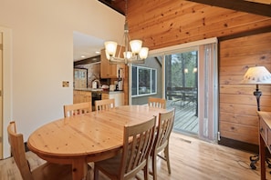 Cabin, 2 Bedrooms | Dining - Pole House 10 2 Bedroom Cabin (Bend)