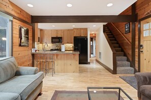 Cabin, 2 Bedrooms | Living area - Pole House 10 2 Bedroom Cabin (Bend)