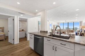 Interior - ☀Beachfront Condo🌴Private Balcony Facing Gulf🐬Redington Towers 7D🌞Heated Pool (Redington Shores)