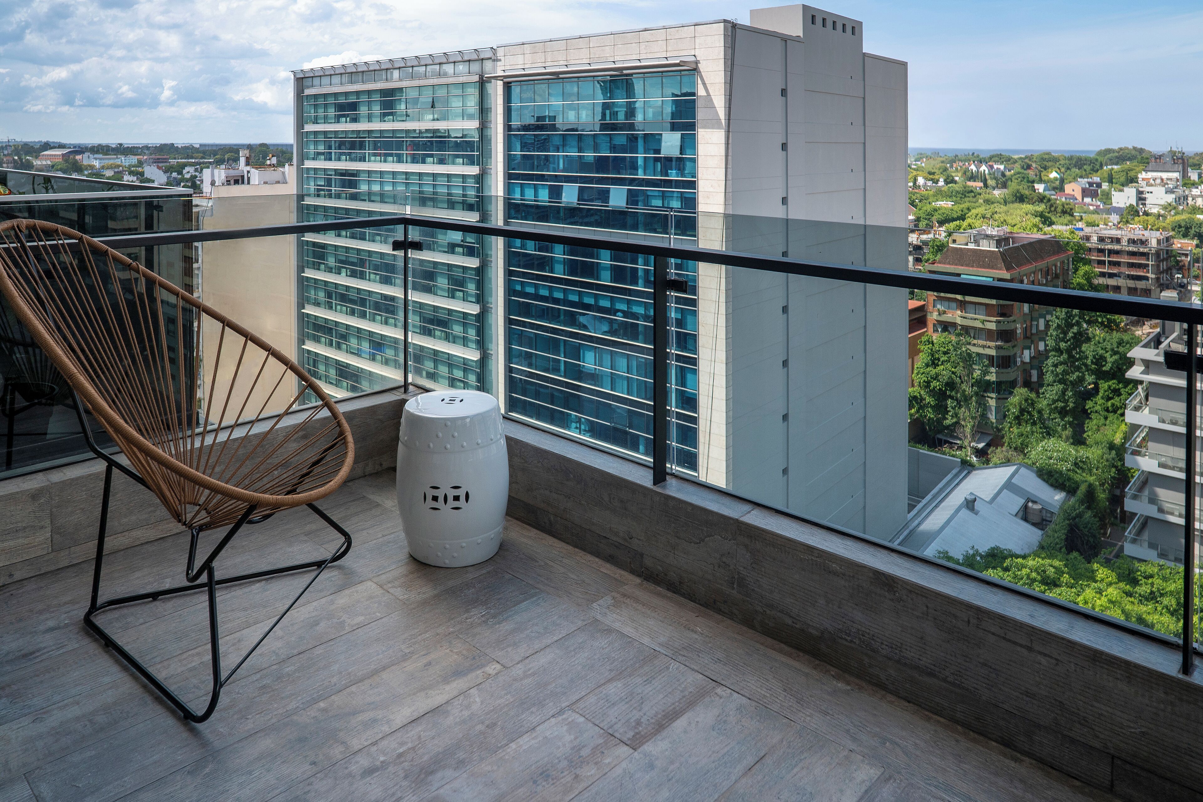 Deluxe-studiolejlighed - 1 kingsize-seng - ikke-ryger - balkon | Terrasse/gårdhave