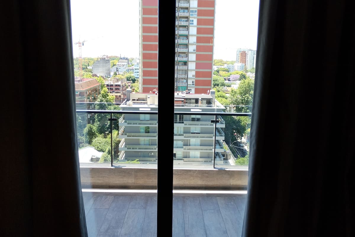 Desk, laptop workspace, free WiFi