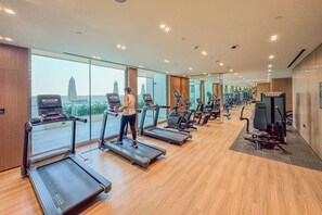 Fitness facility - Minimalist Studio in Binghatti Azure (Jumeirah Village Circle (JVC))